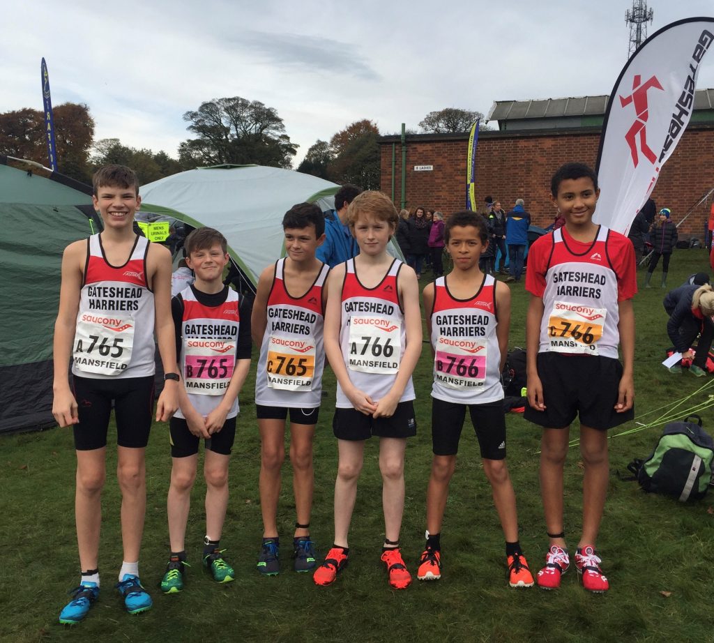 National Cross Country Relays, 4th November 2017 Mansfield Gateshed Harriers and AC